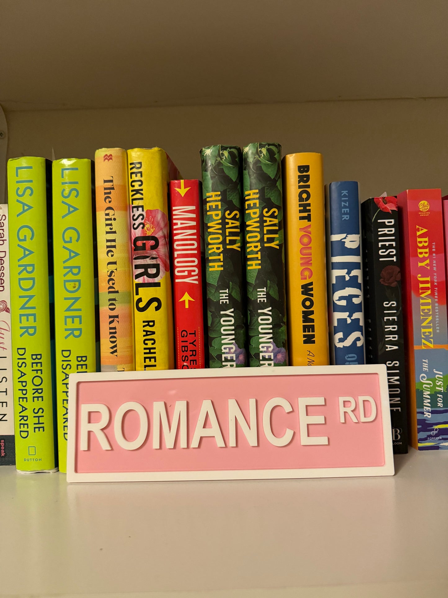 Library Street Sign