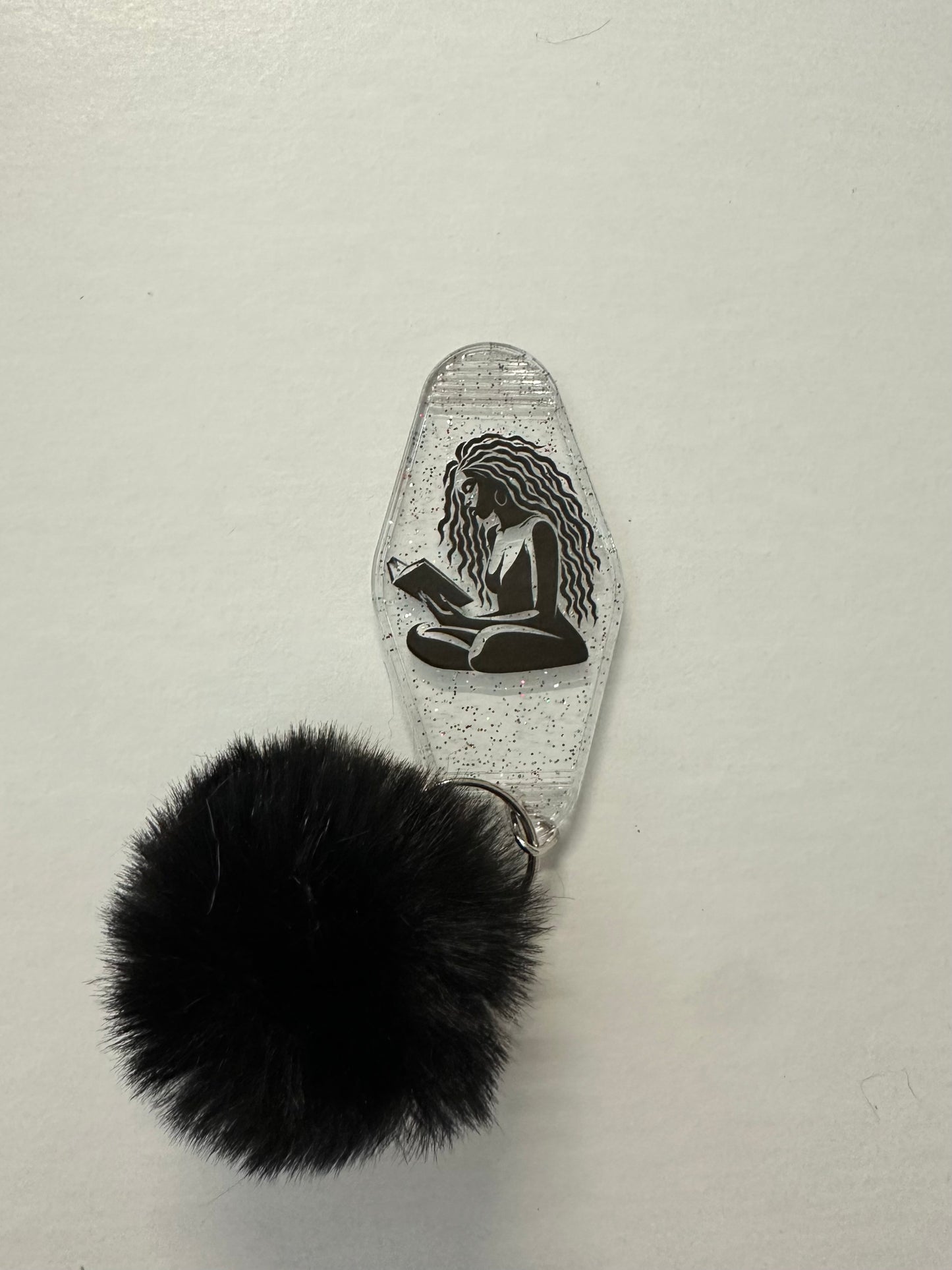 Lost in Book Keychain