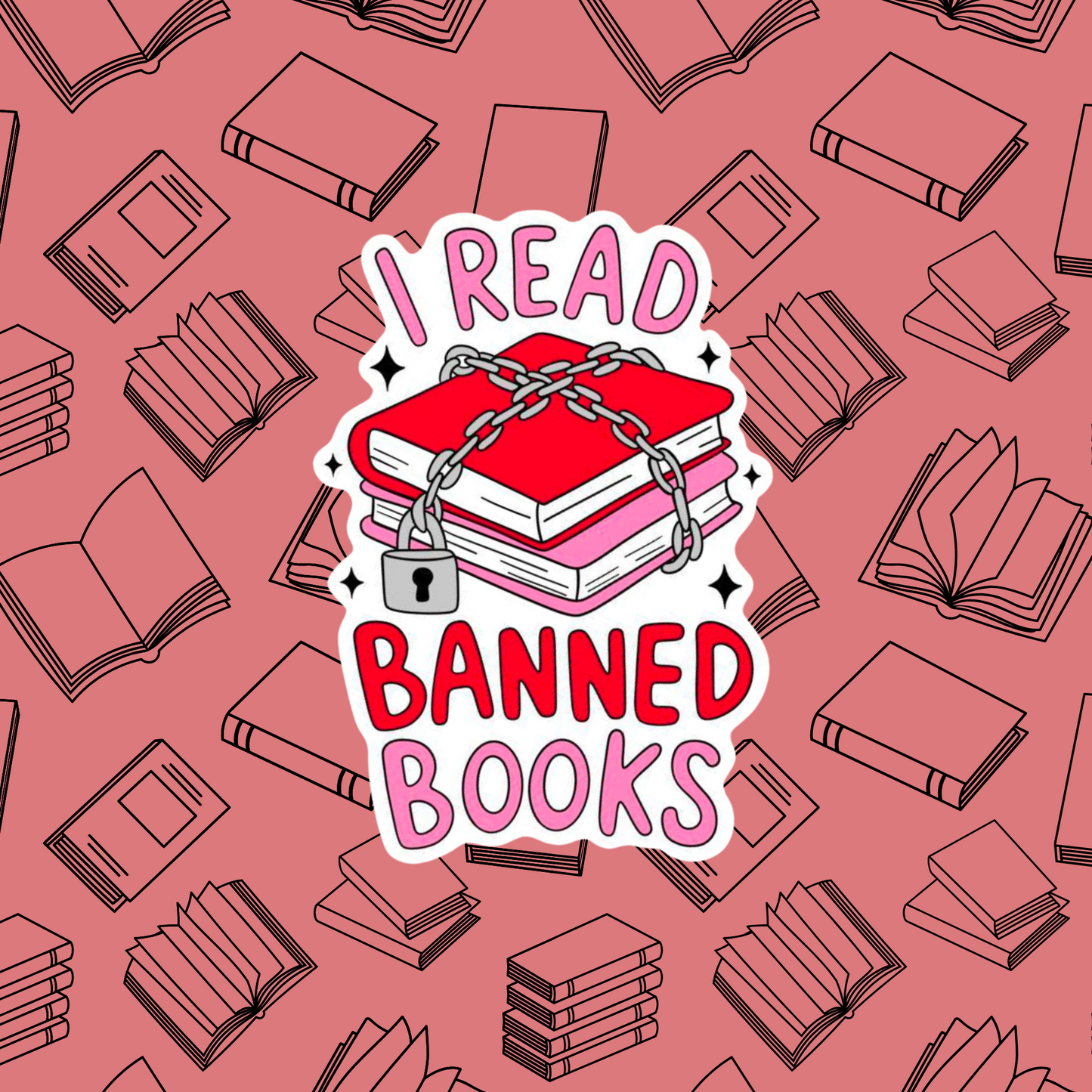 Read Banned Books Sticker
