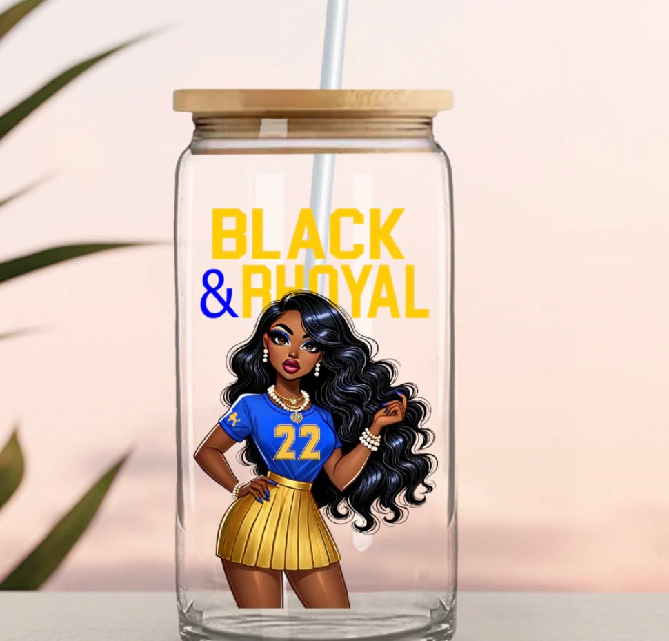 Sorority 16oz Glass Can