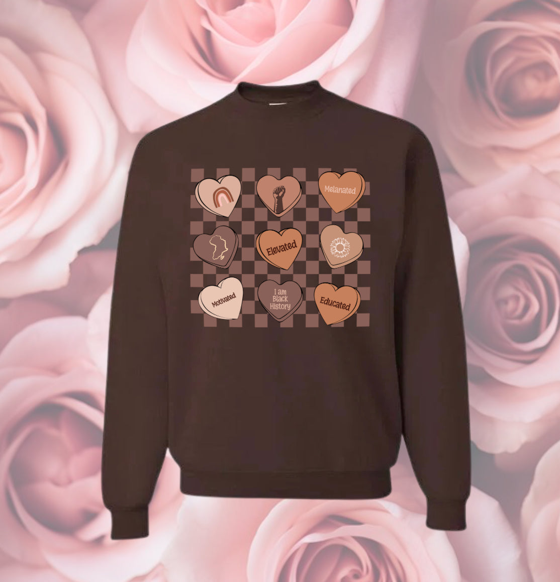 Melanin Valentine Sweatshirt