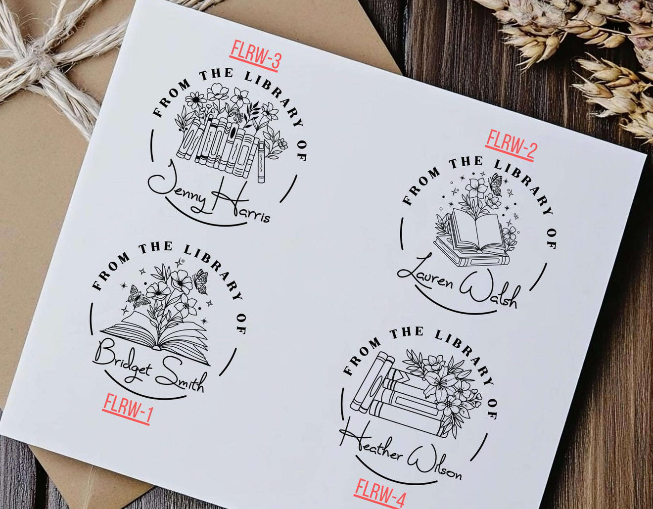 (PREORDER) Custom Book Stamp