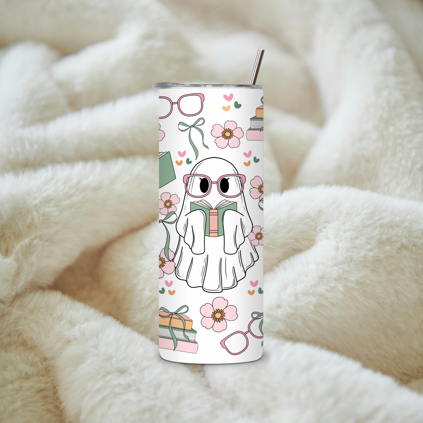 Bookish Ghostie 20oz Tumbler