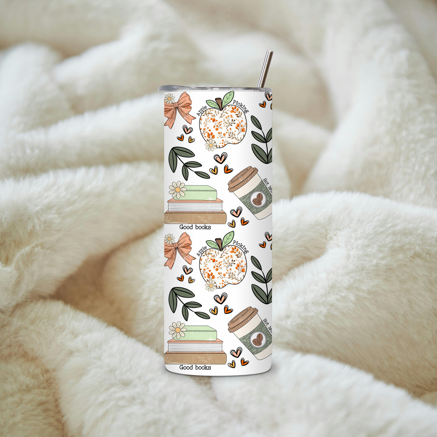 Fall Bookish 20oz Tumbler