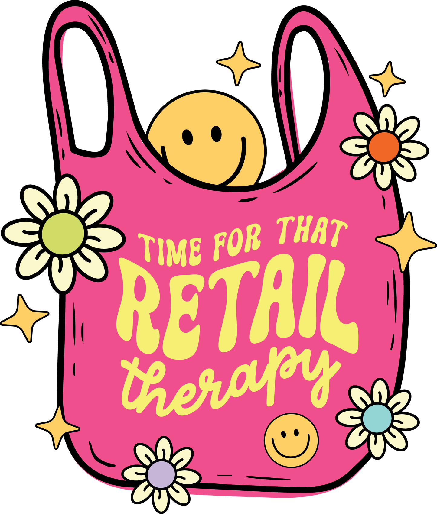 Retail Therapy Keychain
