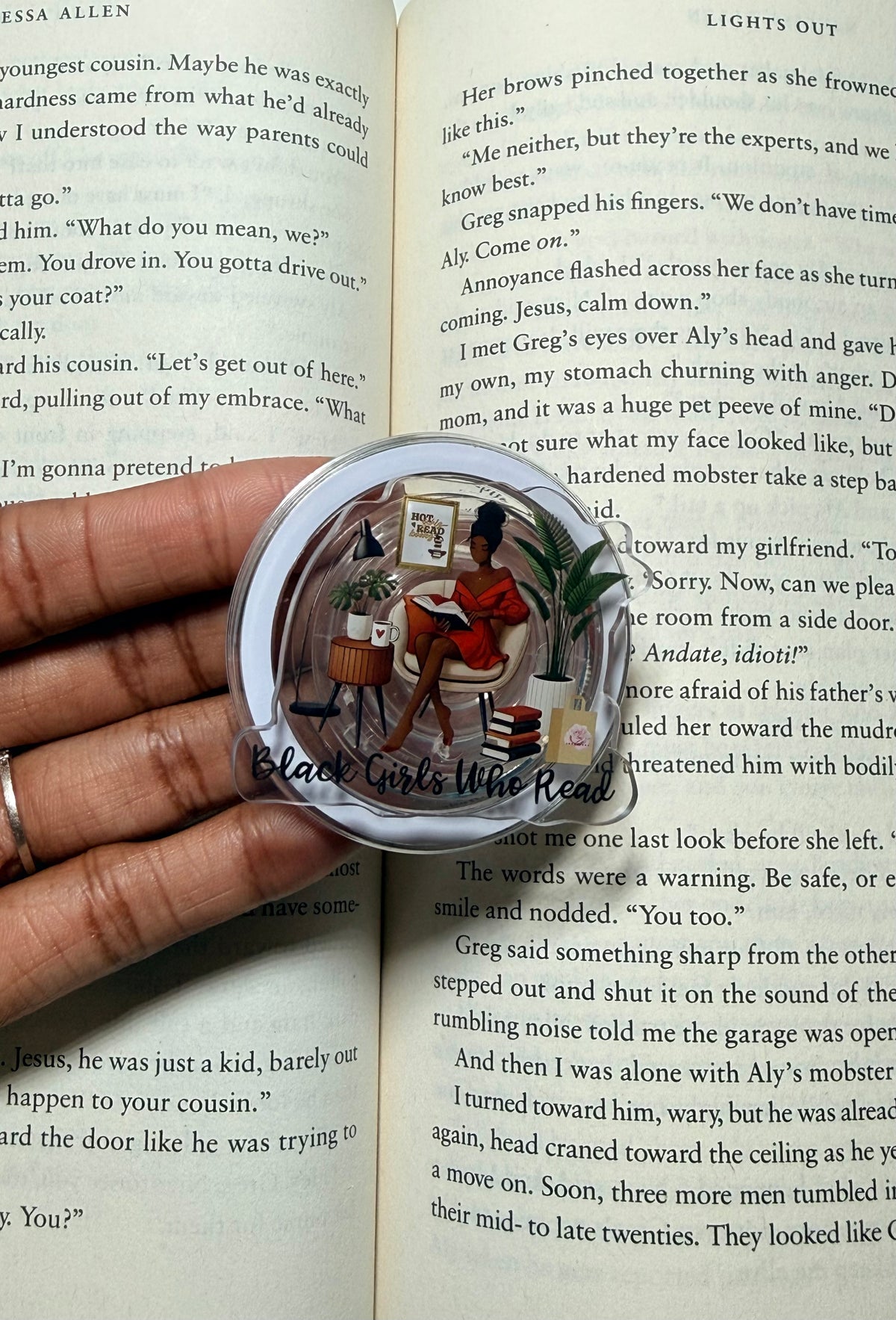 (RTS) Popsocket - Black Girls Who Read
