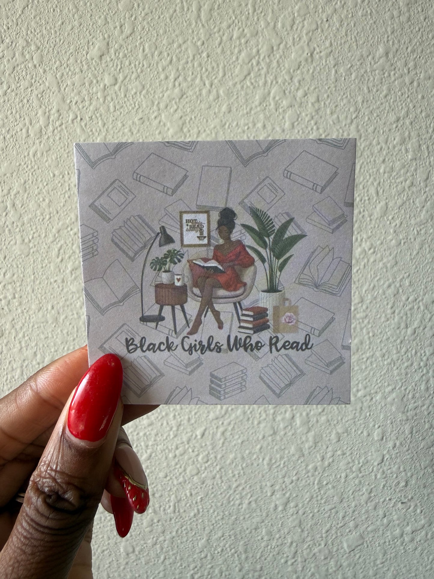 Black Girls Who Read Sticky Note