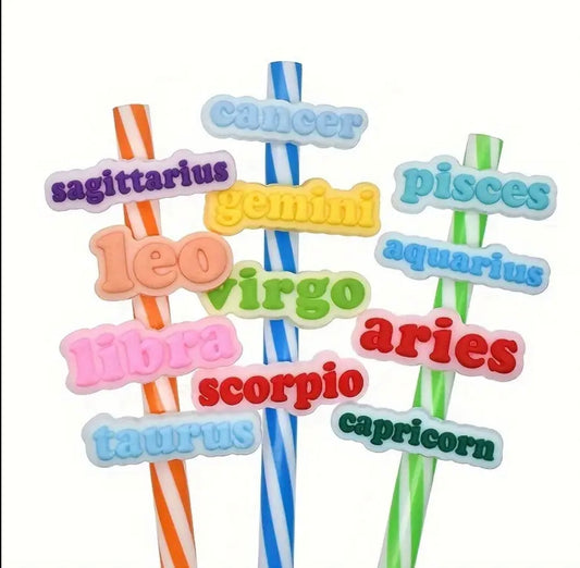 Zodiac Straw Topper