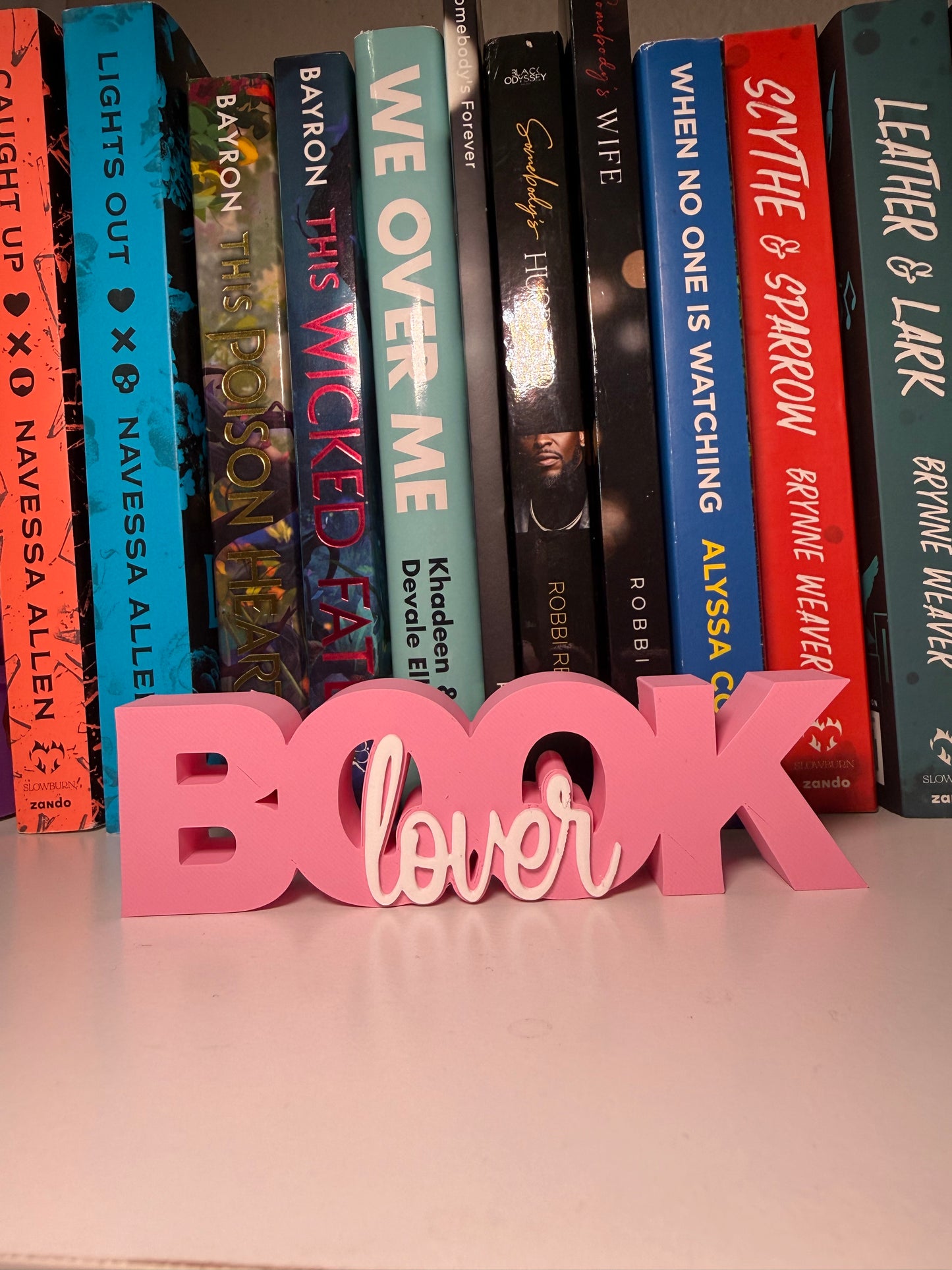 (RTS) Book Lover Shelf Sign