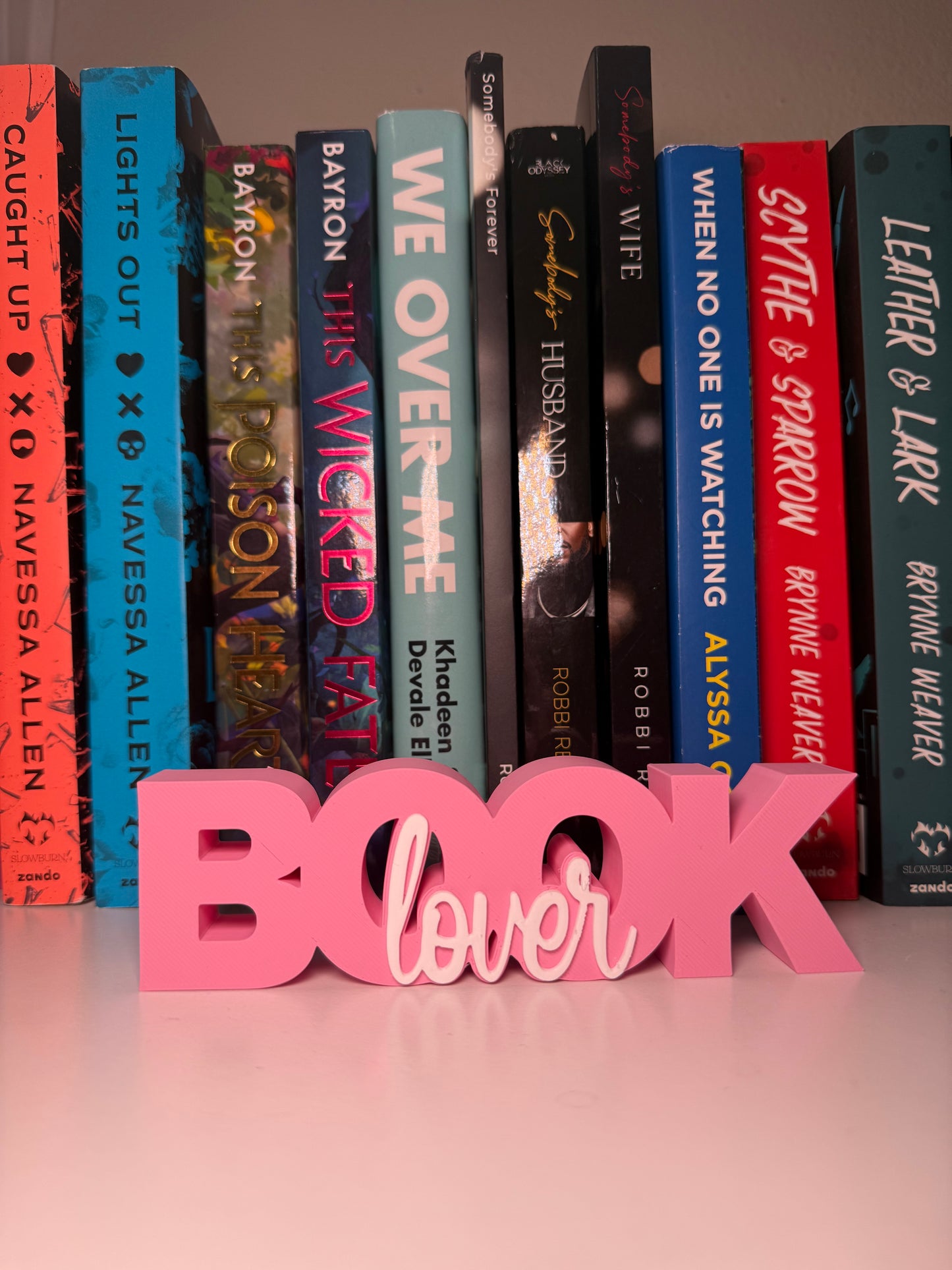 (RTS) Book Lover Shelf Sign