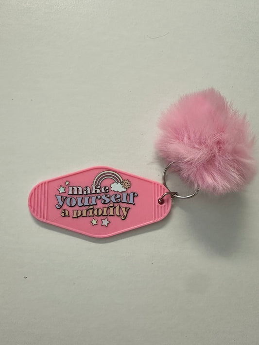 Make Yourself Priority Keychain