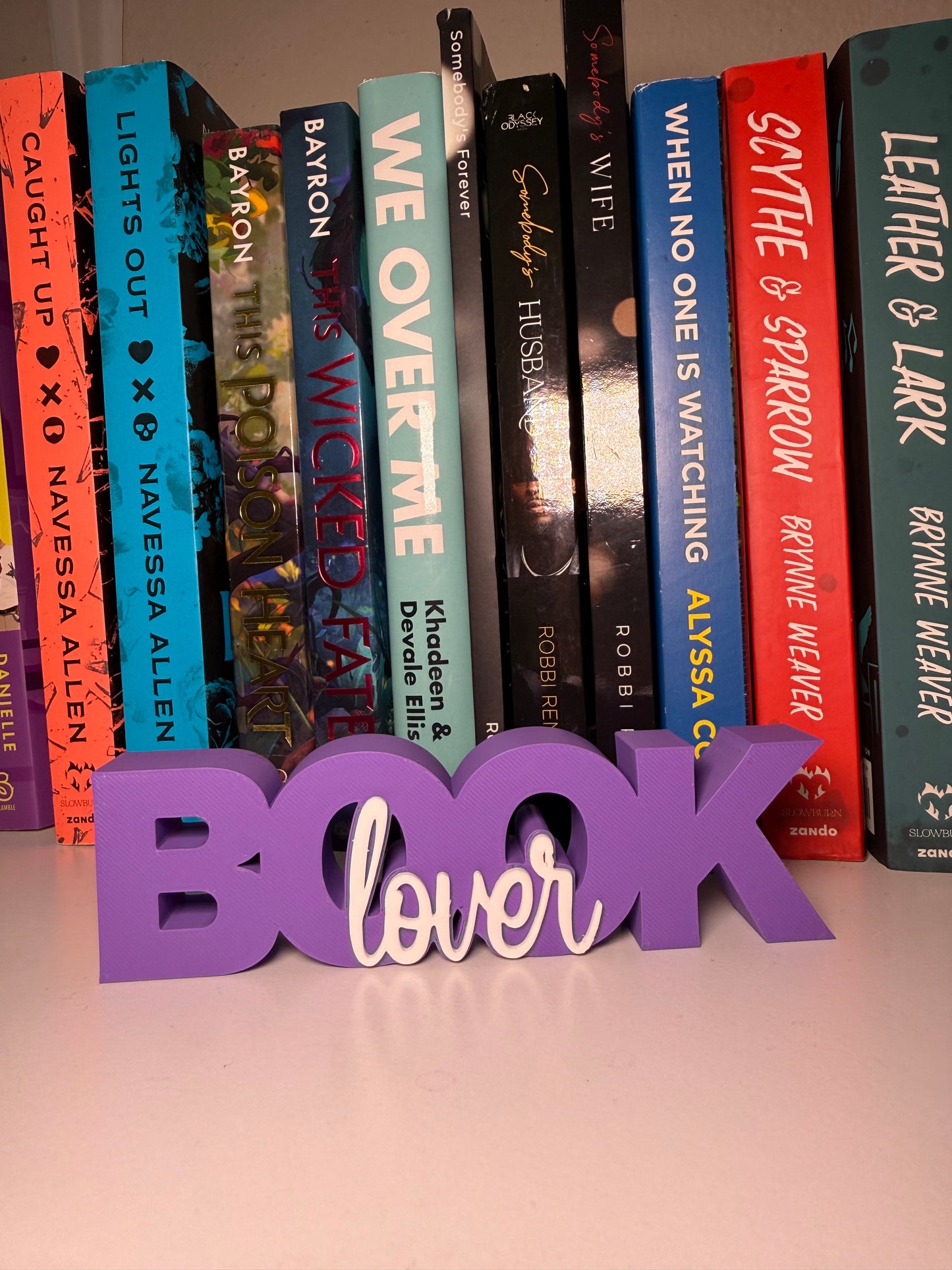 (RTS) Book Lover Shelf Sign