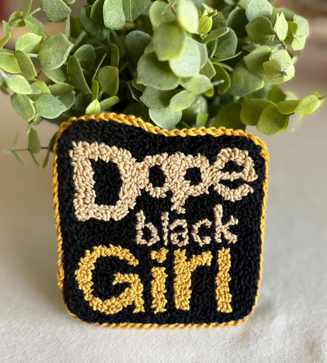 Dope Black Girl Rug Mug