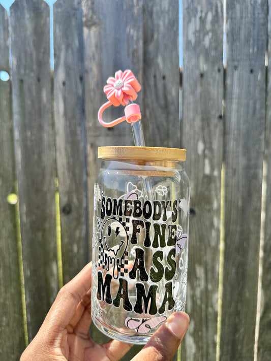 Fine Mama 16oz Glass Can