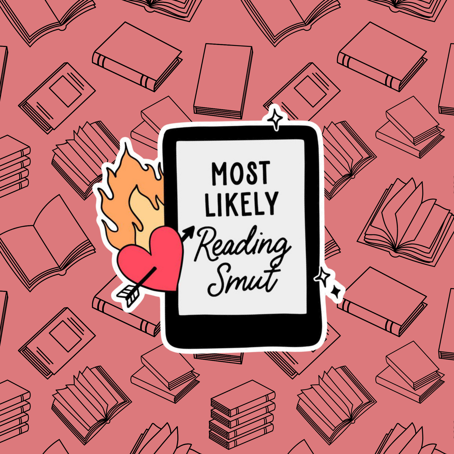 Most Likely Reading Smut Sticker