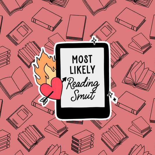 Most Likely Reading Smut Sticker