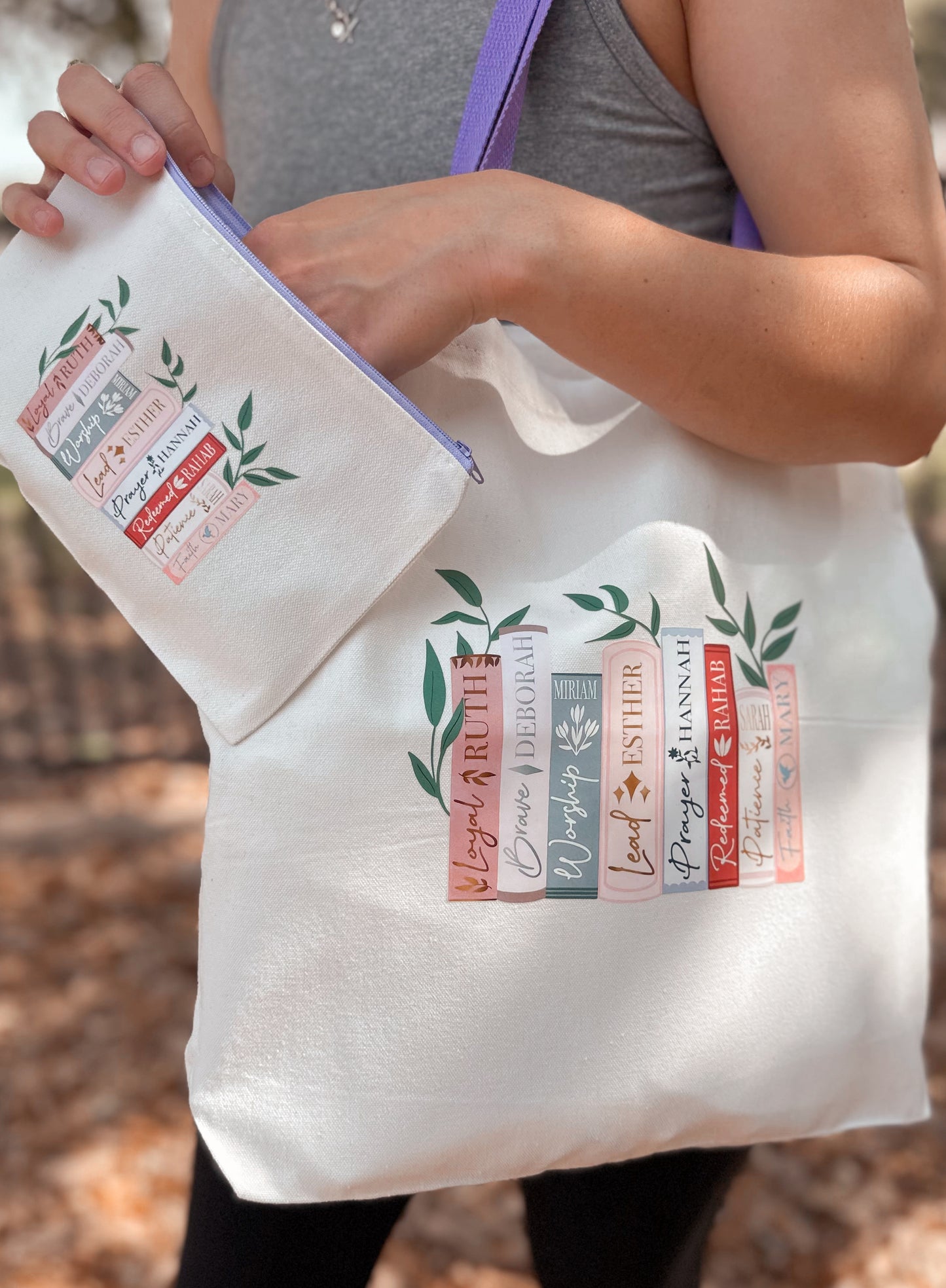 Women of The Bible Tote + Pencil Bag