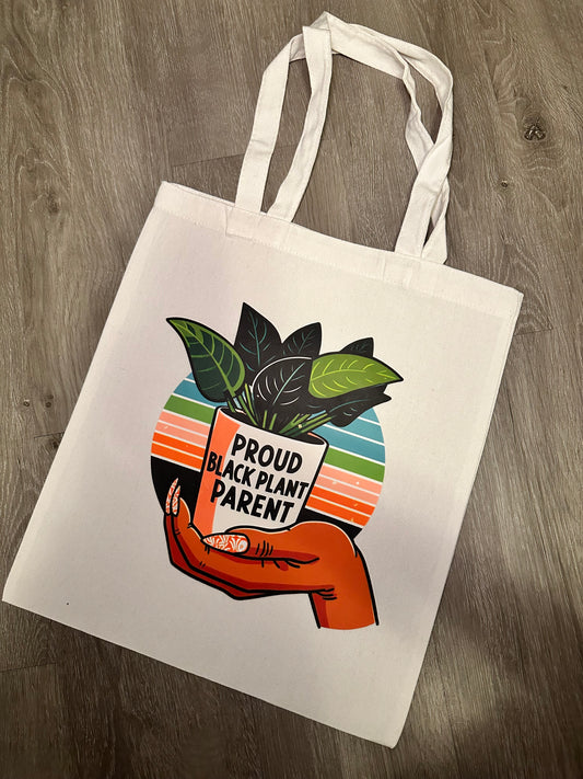 Proud Black Plant Parent Tote