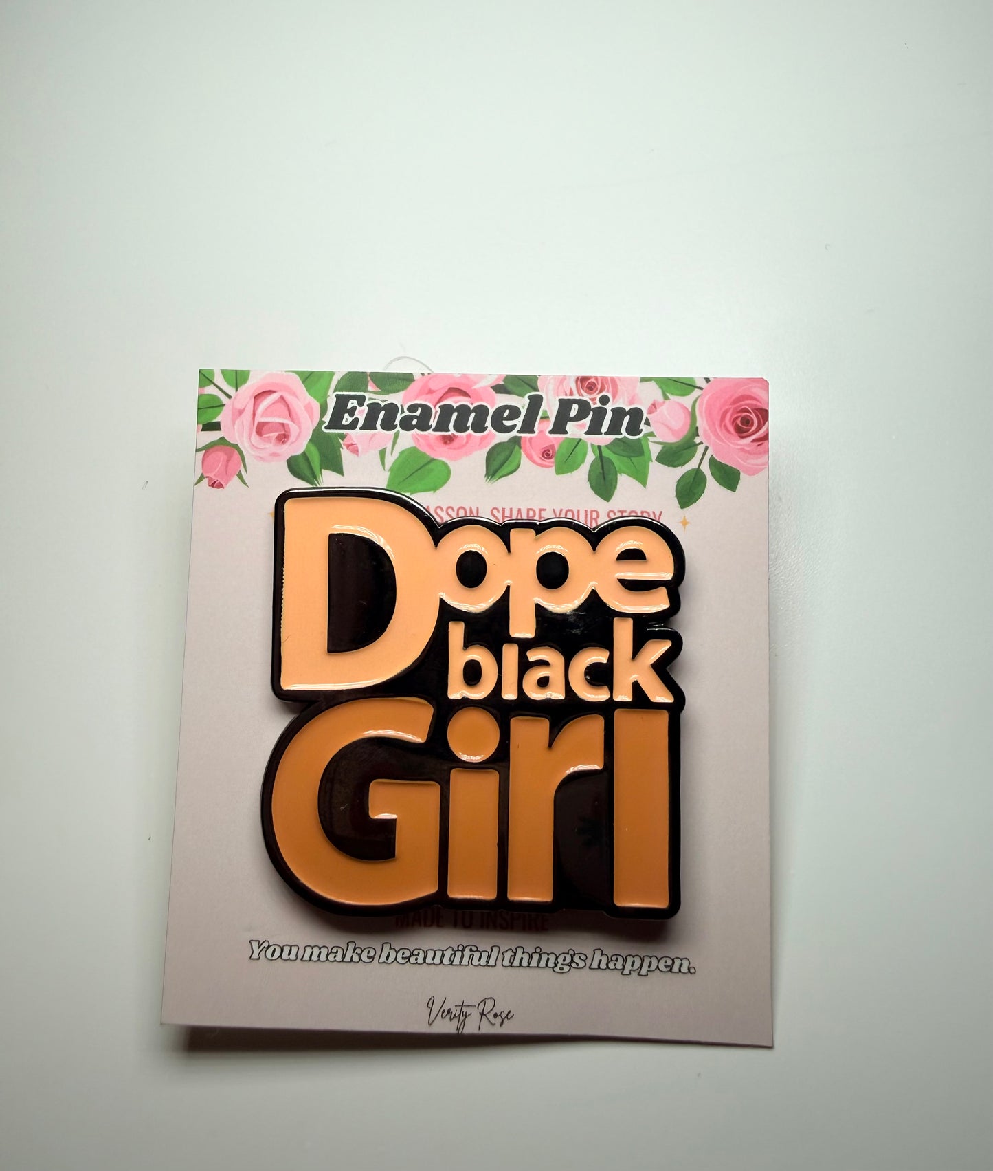 (RTS) Dope Black Girl Enamel Pin