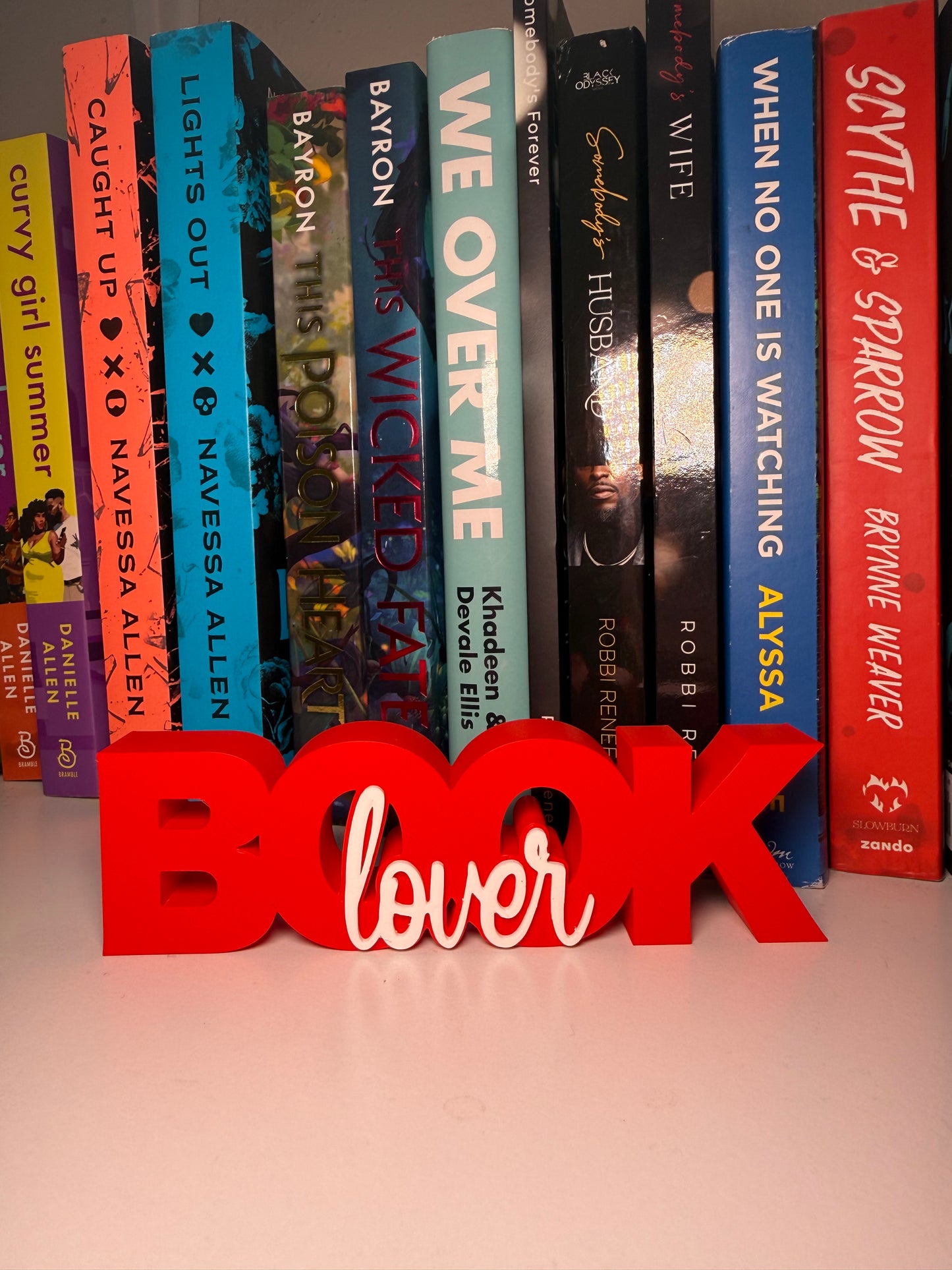 (RTS) Book Lover Shelf Sign