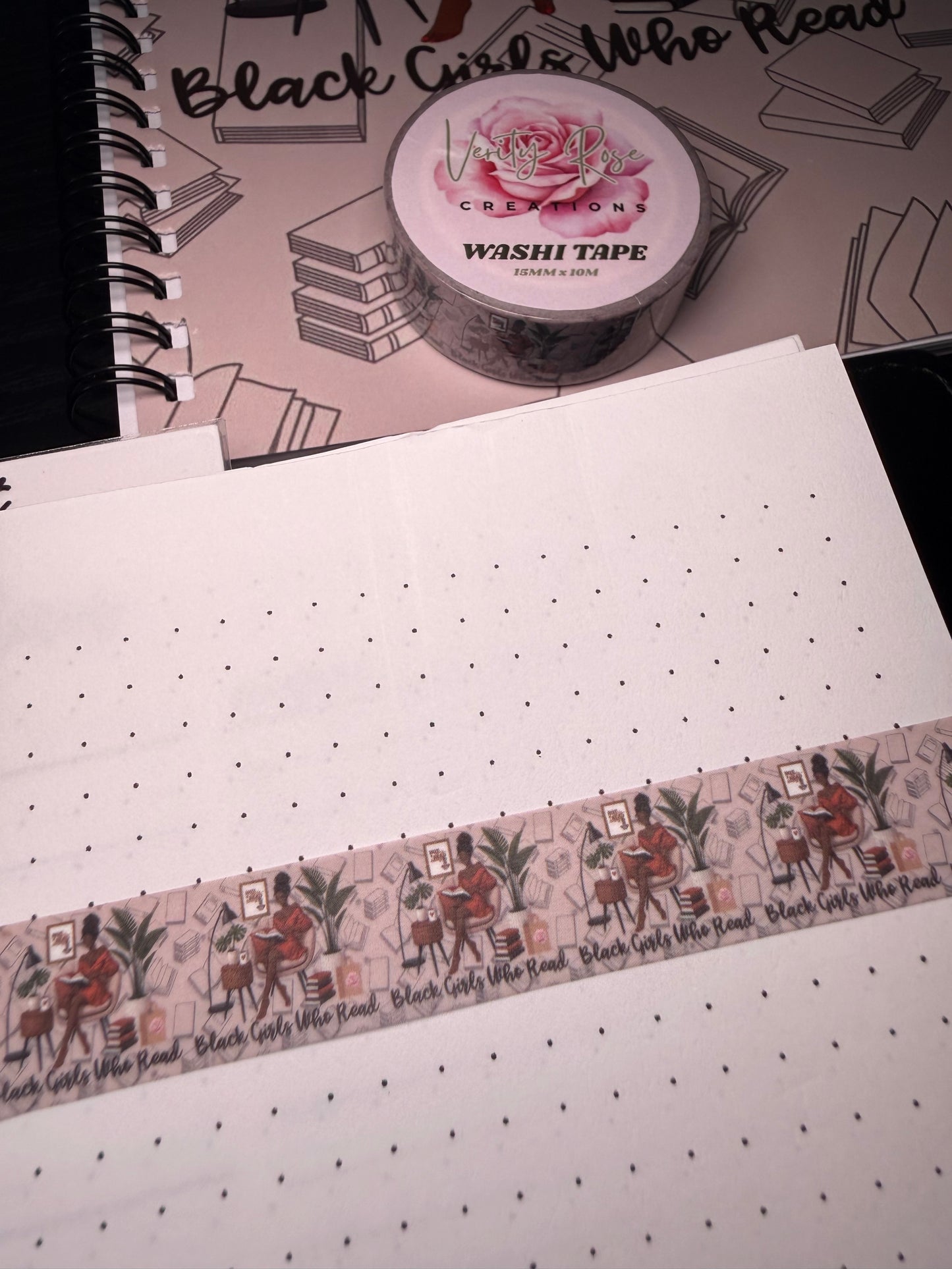 Black Girls Who Read Washi Tape