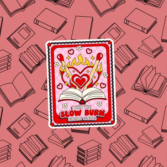 Slow Burn Card Sticker