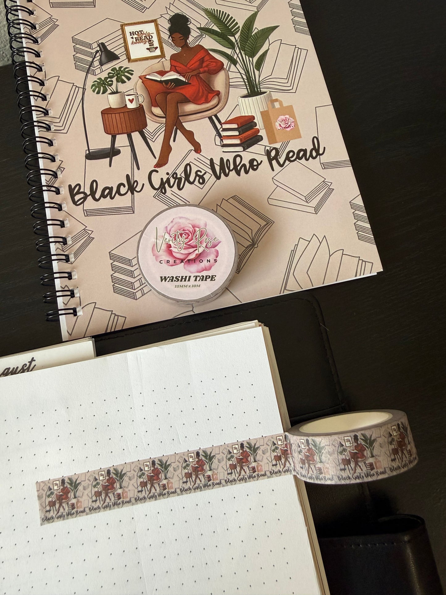 Black Girls Who Read Washi Tape