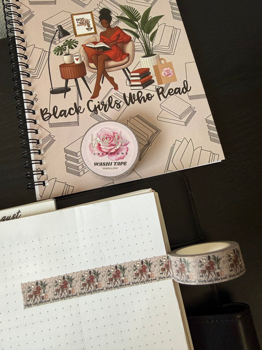 Black Girls Who Read Washi Tape