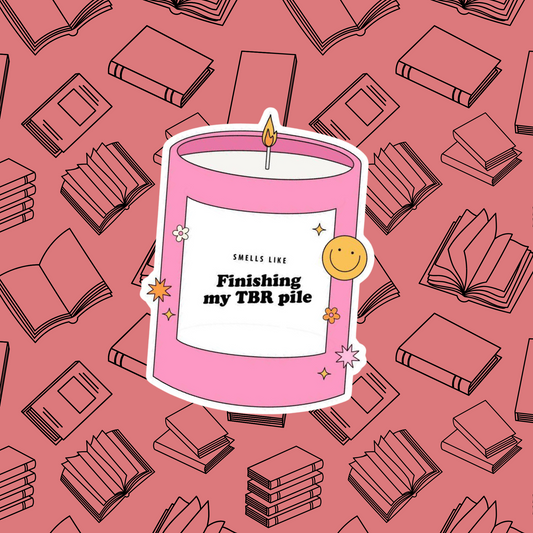 Finish TBR Candle Sticker