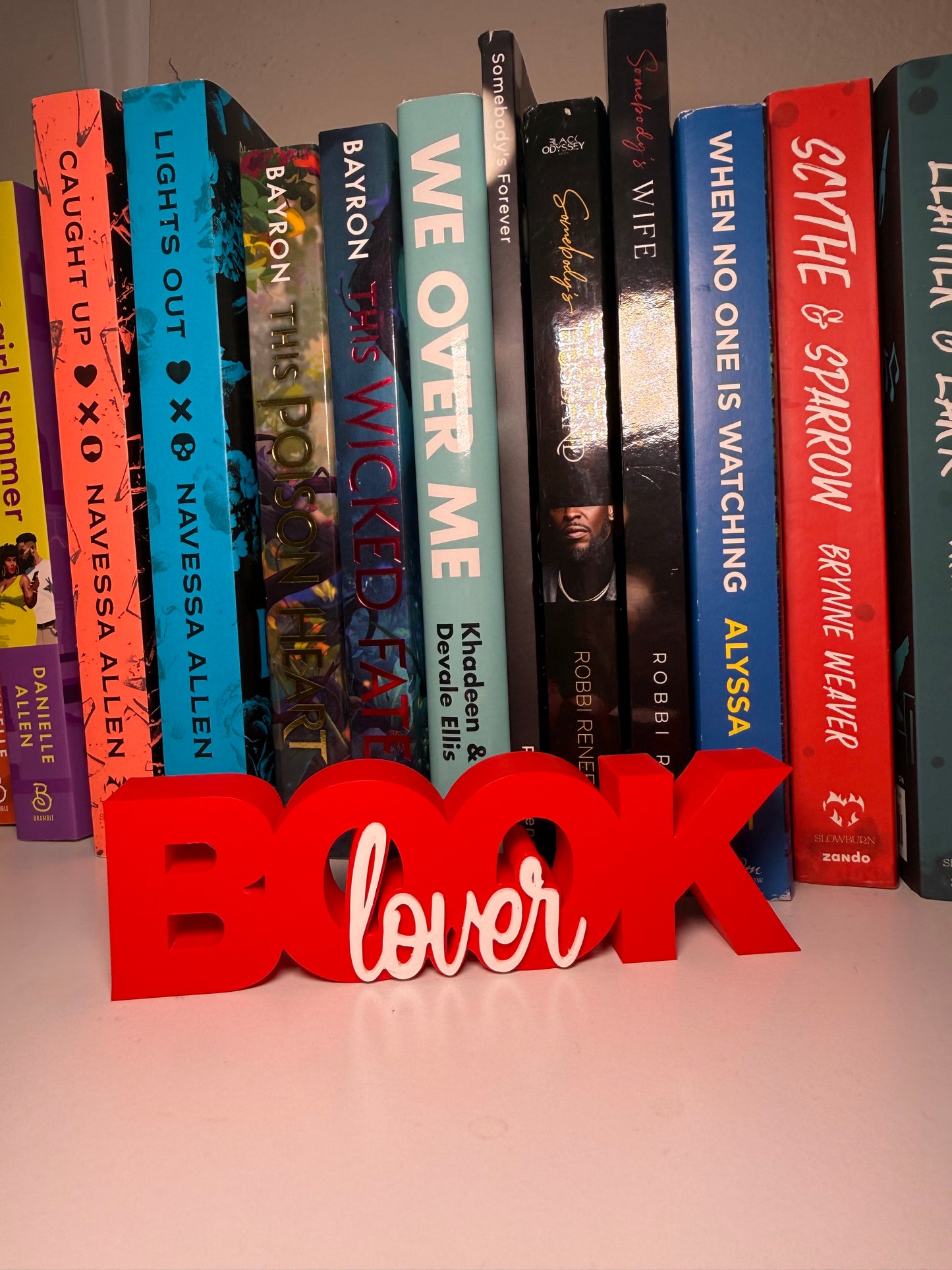 (RTS) Book Lover Shelf Sign
