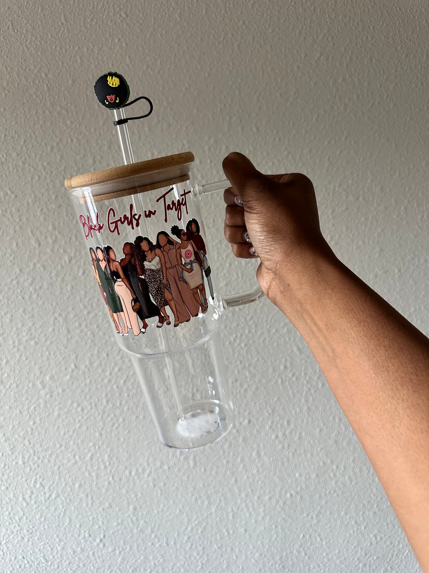 (PREORDER) Sips & Trips 40oz Glass Tumbler