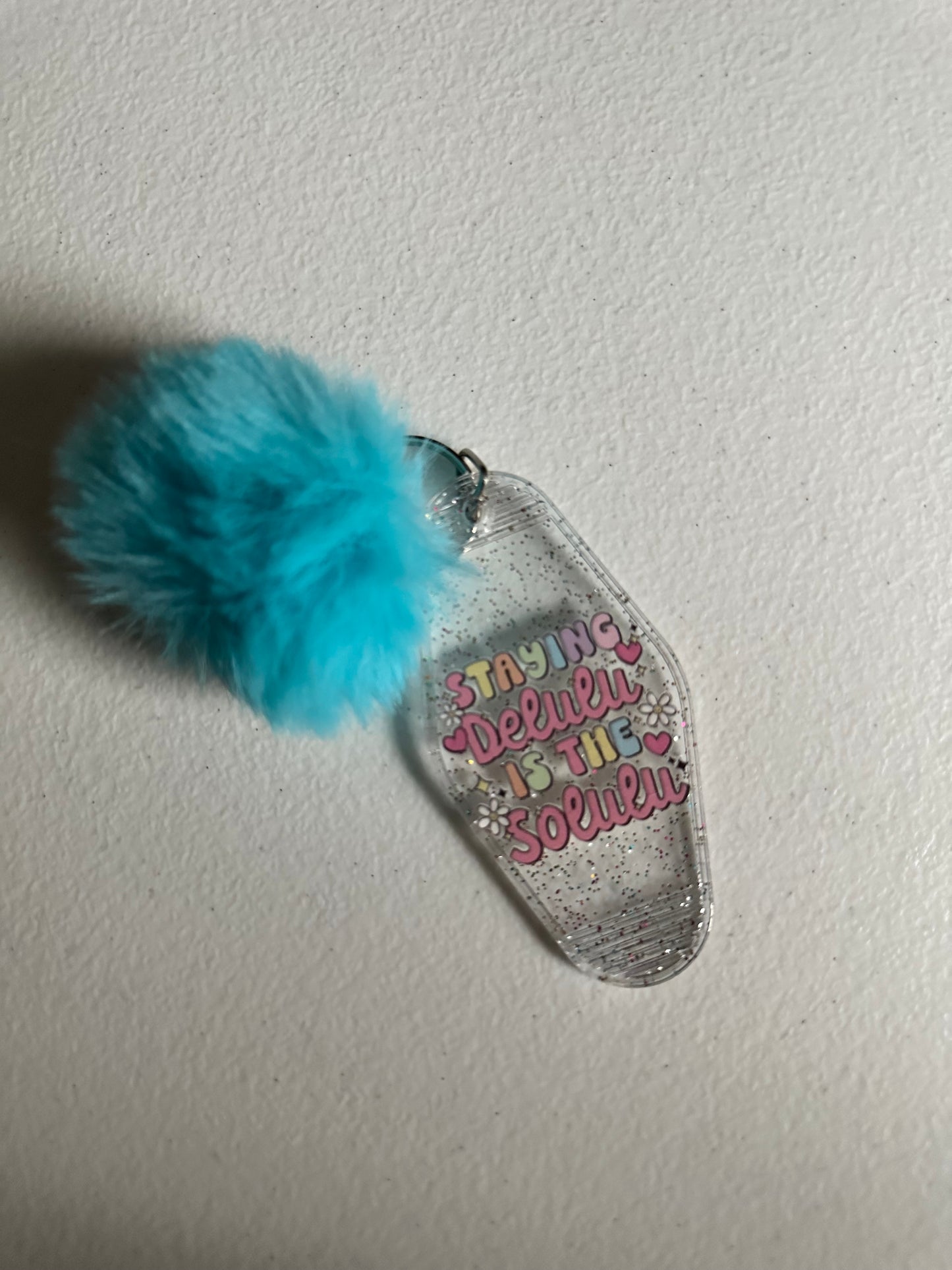 Staying Delulu Keychain