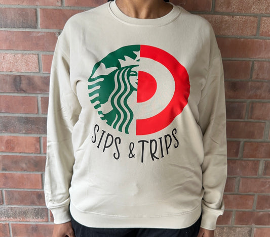 Sips & Trips Sweatshirt