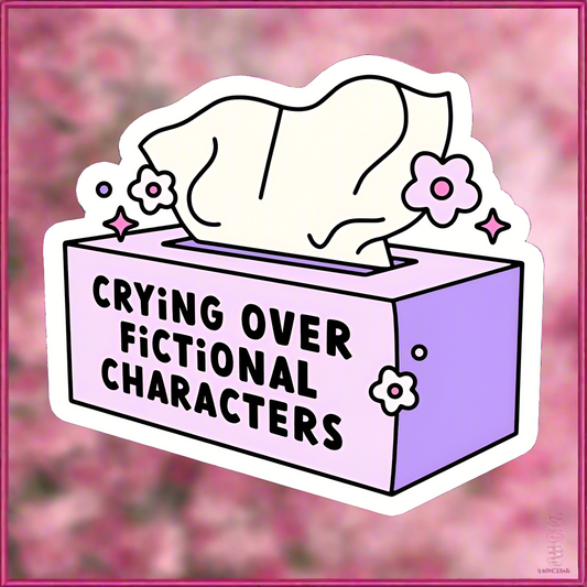 Cry Over Fictional Sticker