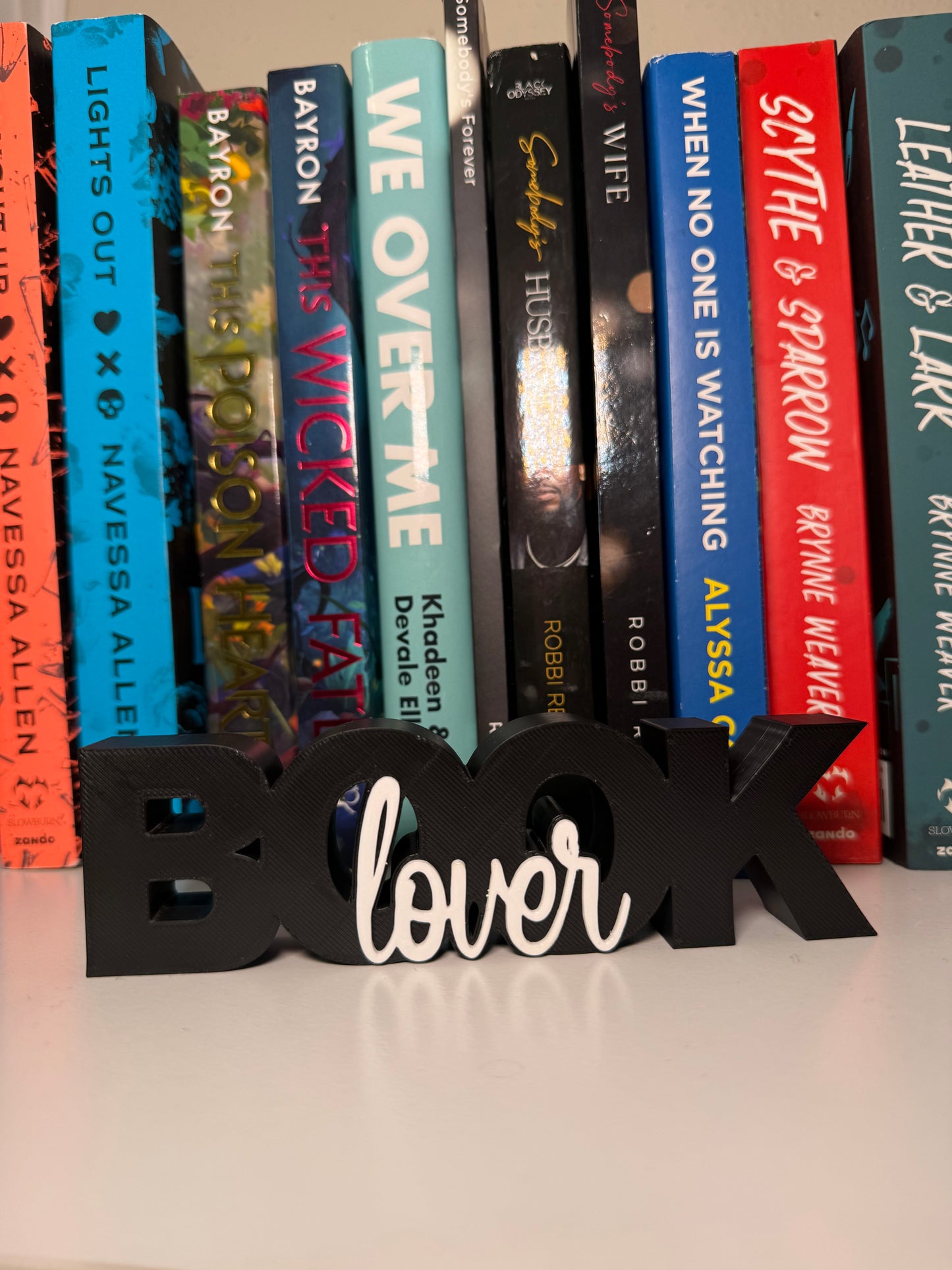 (RTS) Book Lover Shelf Sign