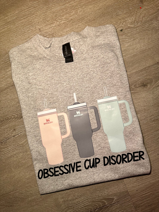 Obsessive Cup Disorder Shirt (GREY)