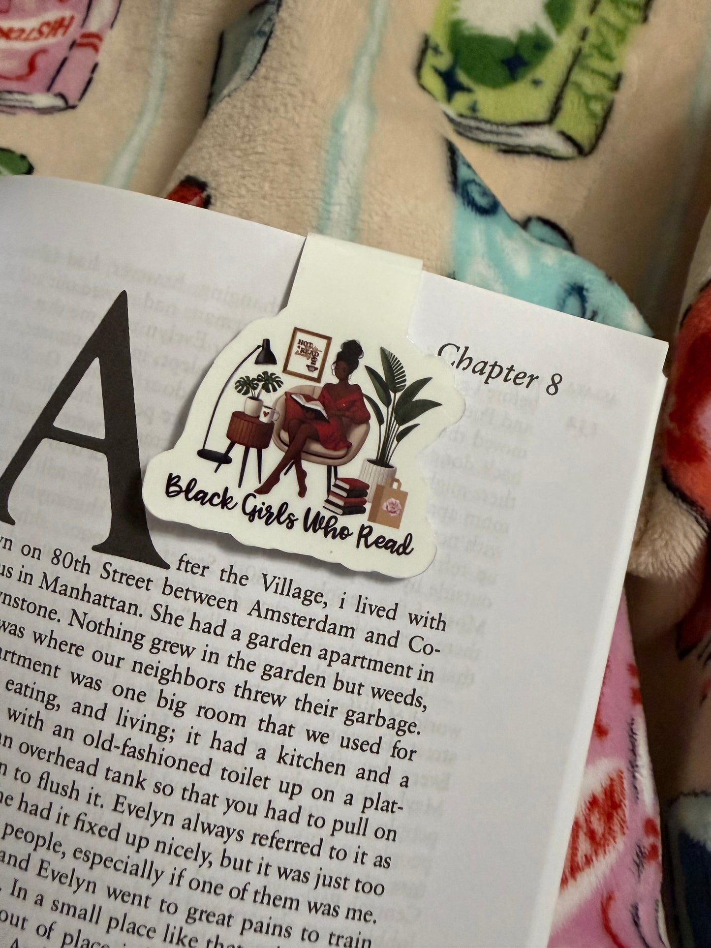 Black Girls Who Read Magnetic Bookmark