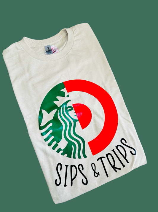 Youth Sips & Trips Shirt