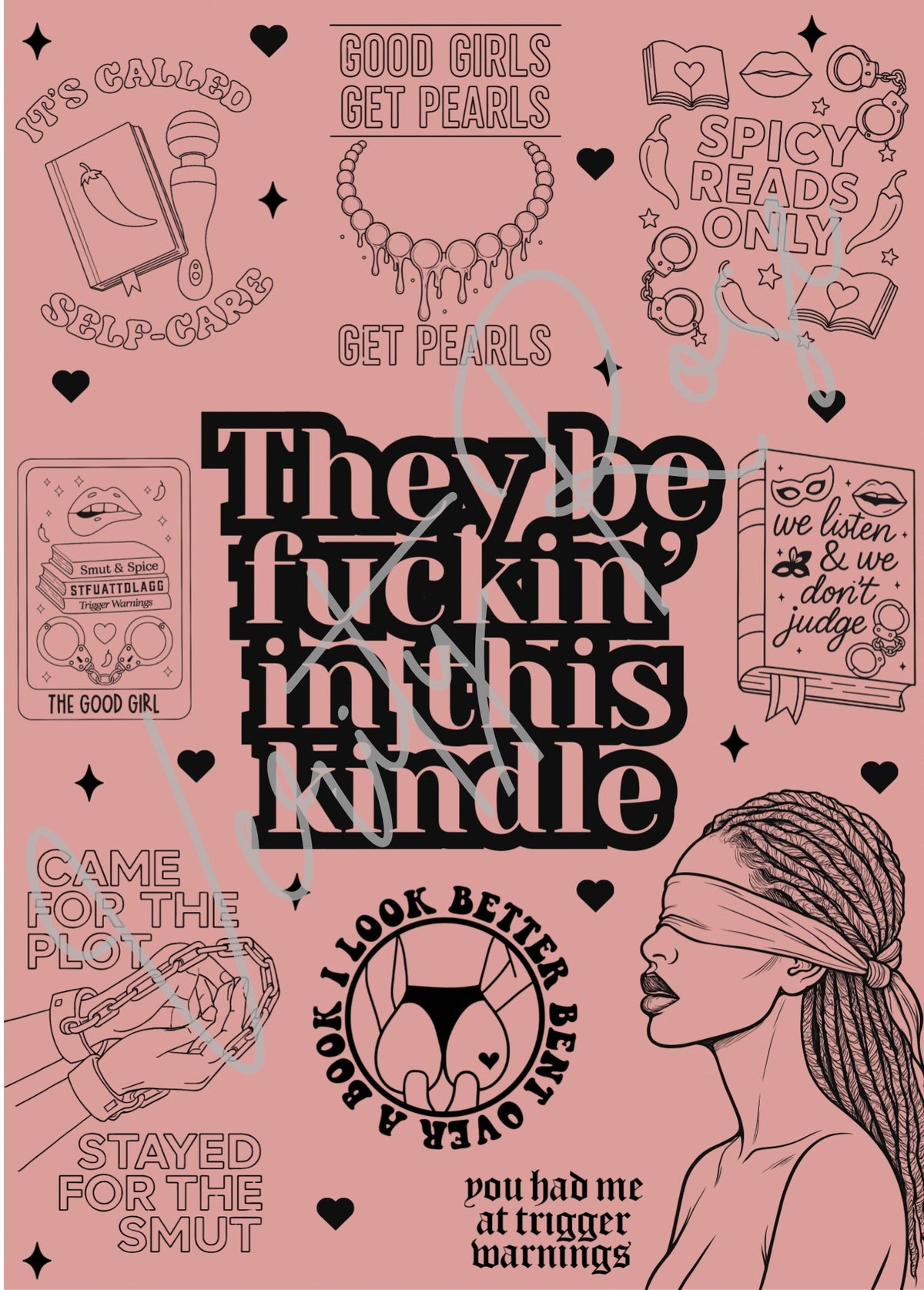 (PREORDER) They Be SMUT  Kindle Case