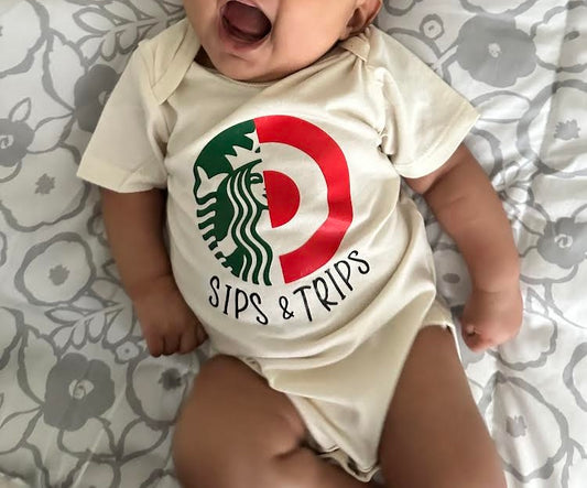 Sips & Trips Onesie