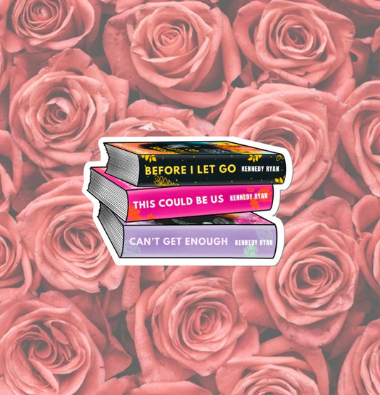 Ryan Book Stack Sticker