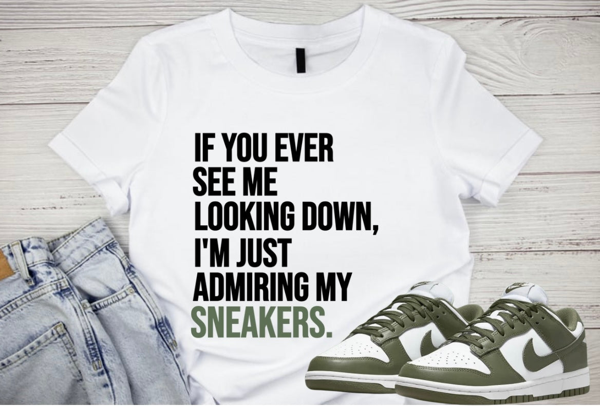 Admiring My Sneakers Shirt