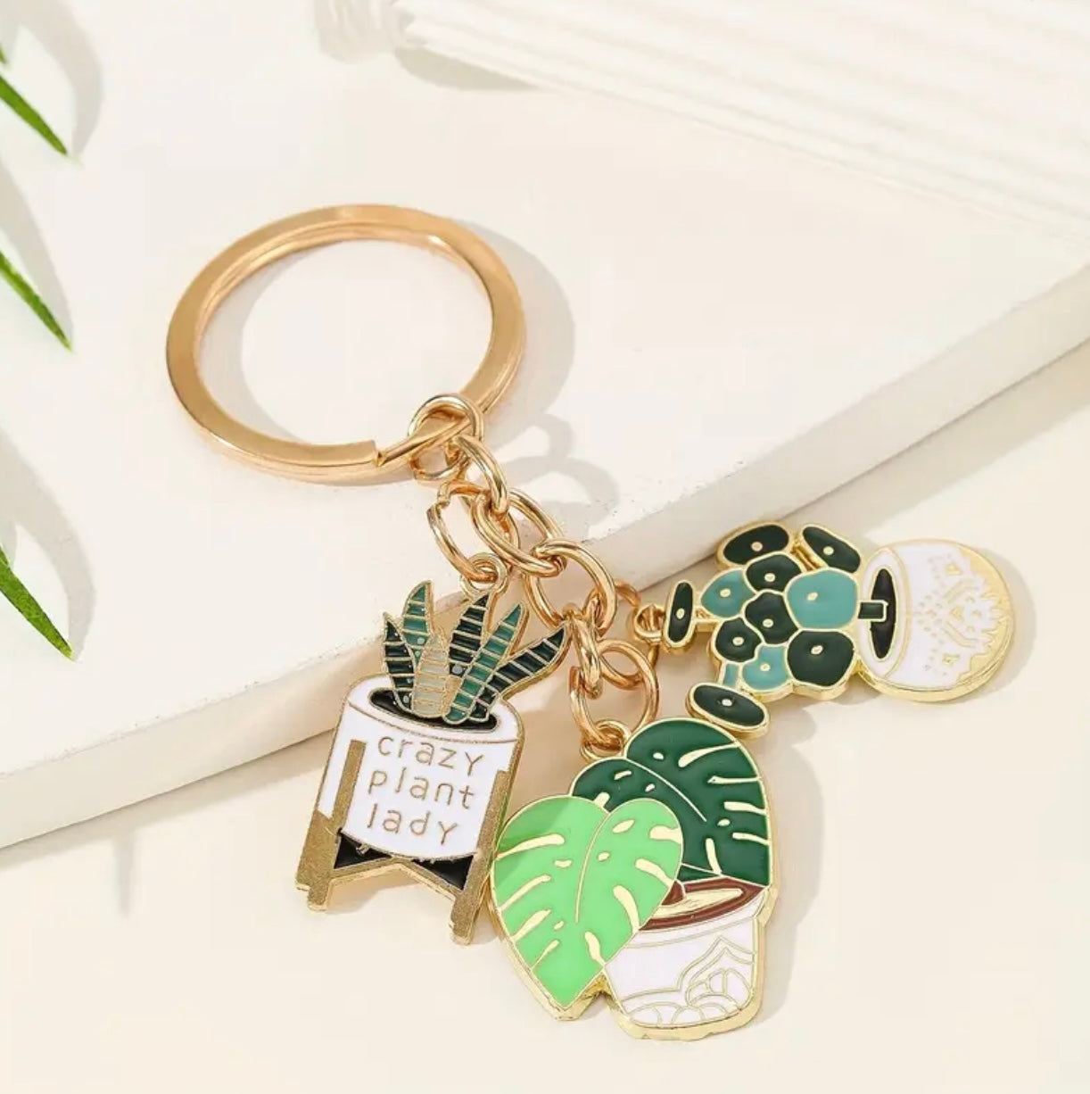 Plant Lady Keychain