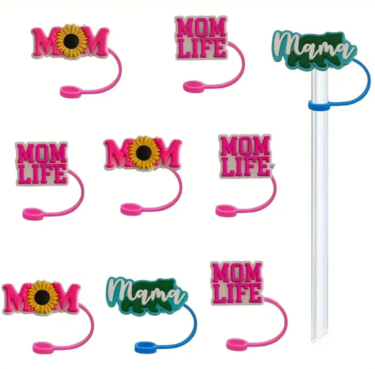 Mom Straw Topper