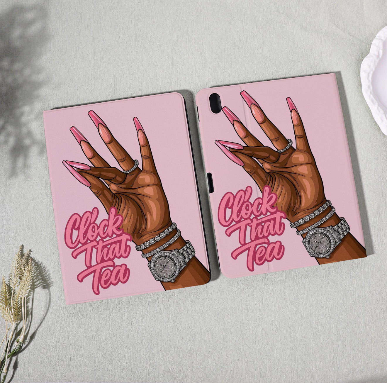 (PREORDER) Clock That Tea iPad Case