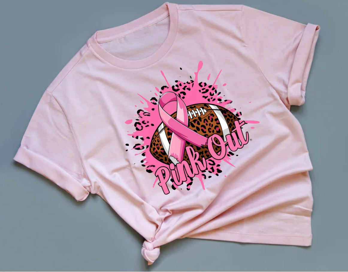 Pink Out Football Shirt