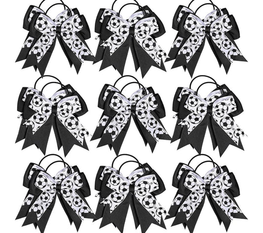 Soccer Hair Tie Ribbon