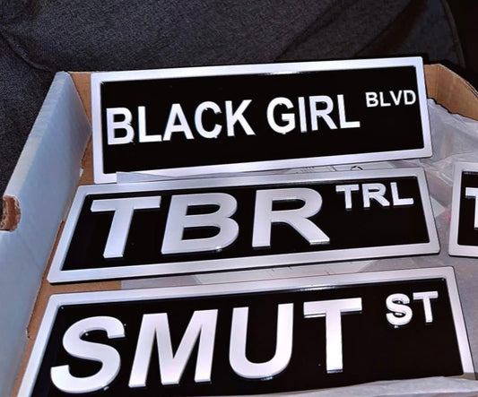 Library Street Sign