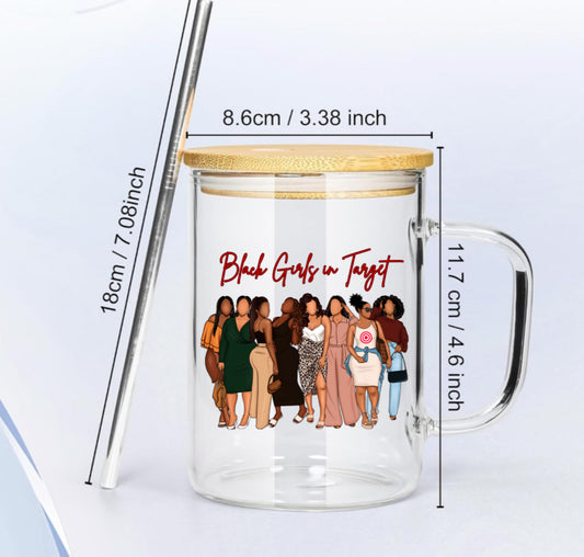 BGIT 17oz Clear Glass Mug