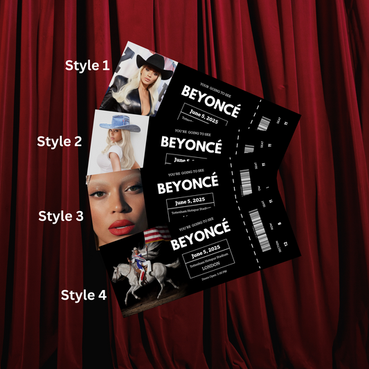 Cowboy Carter Concert Glossy Bookmark